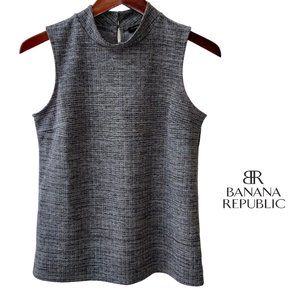 BANANA REPUBLIC High Neck Sleeveless Blouse